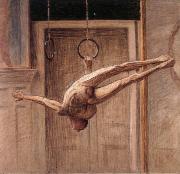 Eugene Jansson ring gymnast no.2 oil painting artist